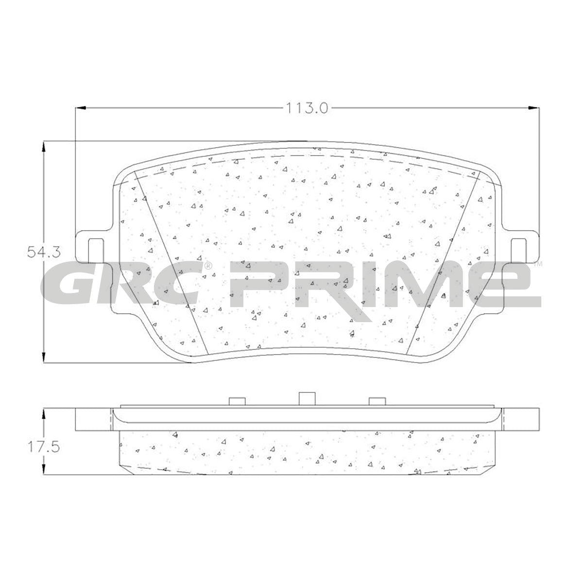 GPRD2271 - BALATAS SEMIMETALICAS TRASERAS PARA MERCEDES-BENZ A35 AMG 2020-2021