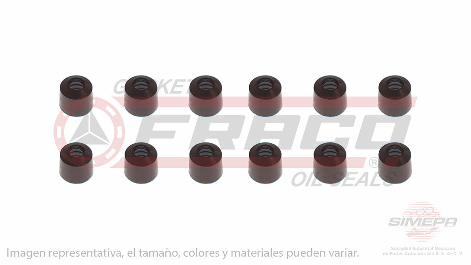 SS-9550-V-12 - SELLOS DE VALVULA POR JUEGOS PARA CHRYSLER CONCORDE V6 3.3 L 12 V. OHV 1993-1996