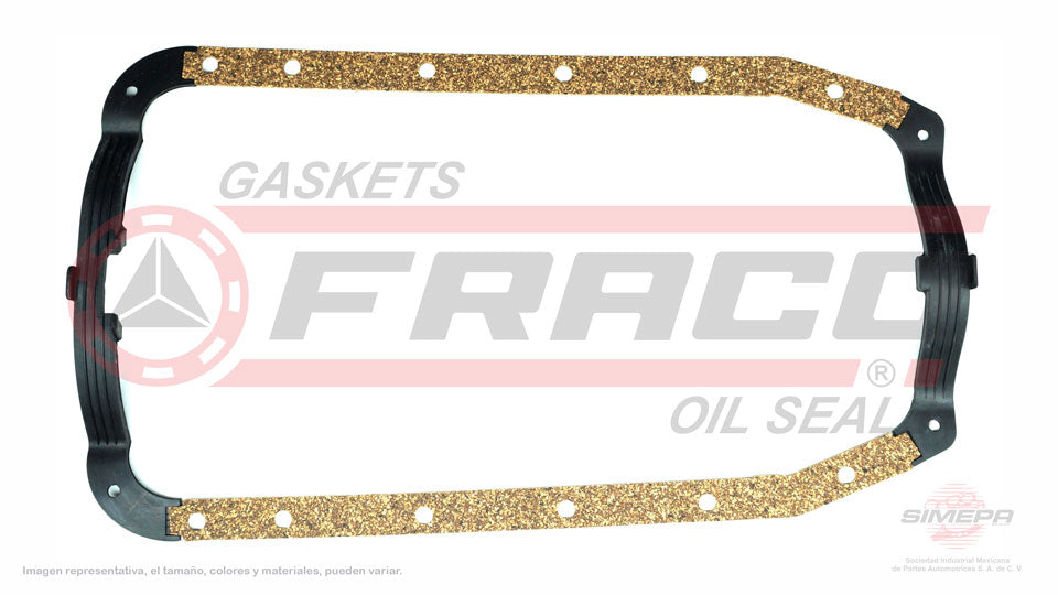 OSX-2662054-2 - EMPAQUE DE CARTER PARA FORD AEROSTAR V6 3.0 L VULCAN 12 V. OHV 1986-1989