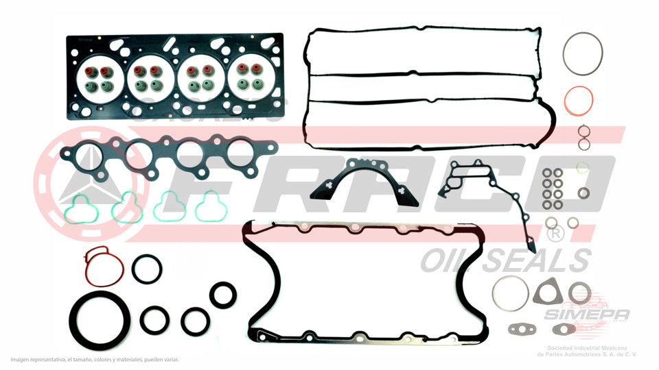 FSX-2640043 - JUEGO DE EMPAQUES PARA FORD ESCAPE L4 2.0 L DOHC 16 V. ZETEC 2002-2004