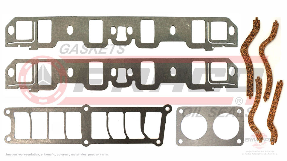 MIX-2682081 - EMPAQUE MULTIPLE DE ADMISION PARA FORD BRONCO V8 5.0 L 16 V. OHV 1986-1996