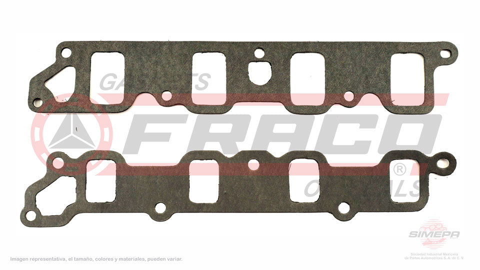 MIX-2640007 - EMPAQUE MULTIPLE DE ADMISION PARA FORD FIESTA L4 1.3 L SOHC 8 V. SOHC ENDURA 1999-2001