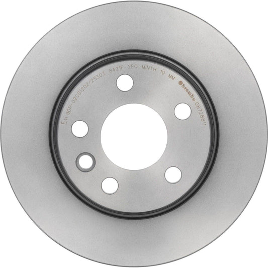 BRE-08.7288.11 - PAR DE DISCOS DE FRENO TRASEROS PARA VOLKSWAGEN EUROVAN BASE 2001-2004
