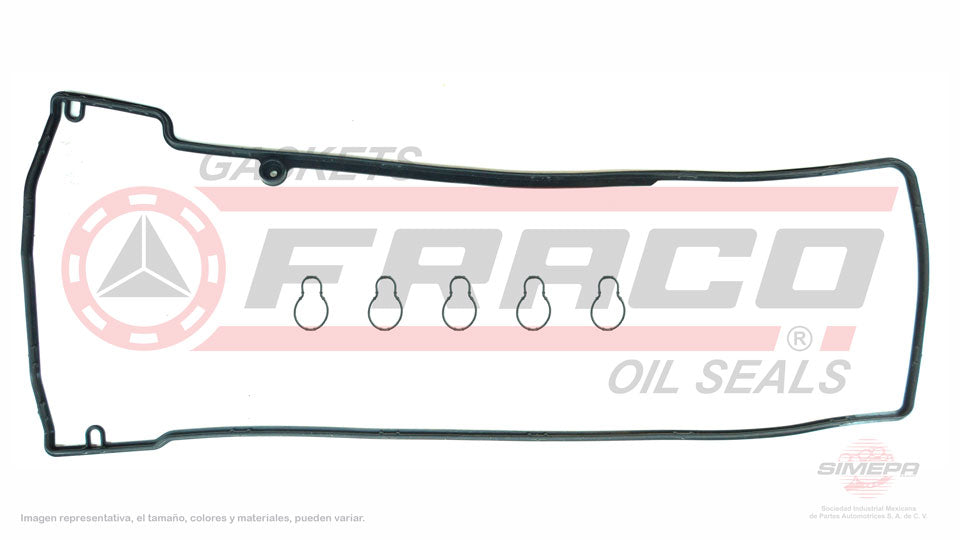 VSX-5450011 - EMPAQUE DE TAPA PUNTERIAS PARA MERCEDES BENZ SPRINTER L5 2.7 L DIESEL 20 V. DOHC OM612 OM647 2004-2006