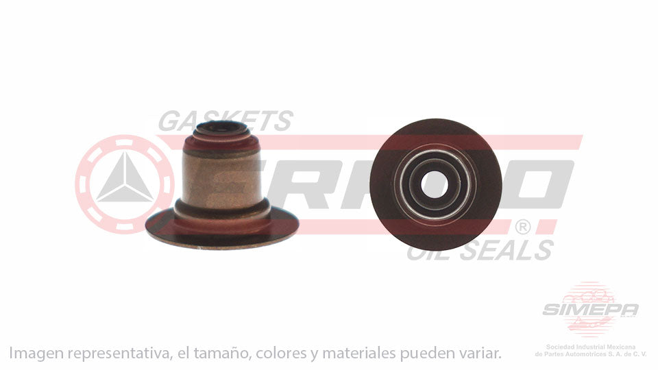 S-2405-V - (50 PIEZAS) SELLO DE VALVULA (RETEN) PARA DODGE NEON L4 2.0 L SOHC 16 V. ECB SOHC VIN CF  1995-2005