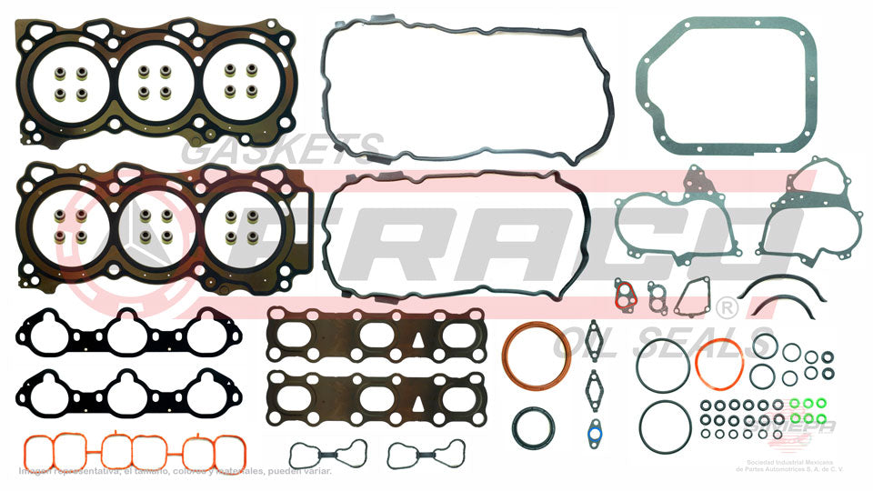 FSX-5862034 - JUEGO DE EMPAQUES PARA INFINITI JX35 V6 3.5 L 24 V. DOHC VQ35DE 2013