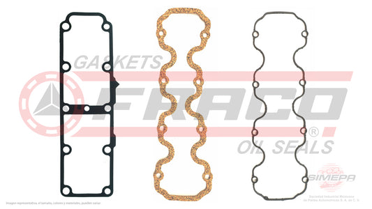 VSX-1640040-1 - EMPAQUE DE TAPA PUNTERIAS PARA CHEVROLET CHEVY L4 1.6 L. 8 V. SOHC 1996-2012