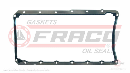 OSX-2640017 - EMPAQUE DE CARTER PARA FORD FIESTA L4 1.6 L SOHC 8 V. SOHC ZETEC-ROCAM 2001-2010