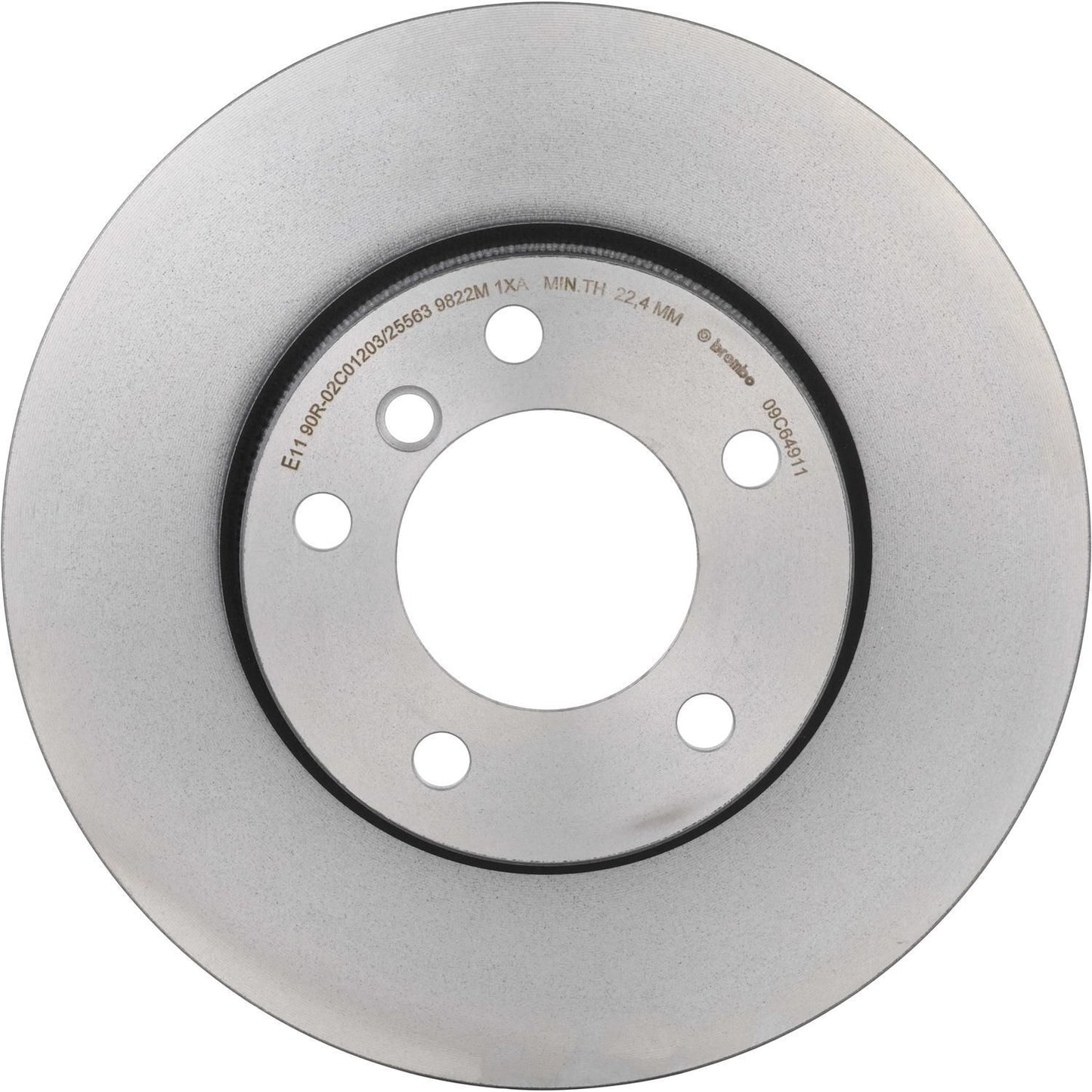 BRE-09.C649.11 - PAR DE DISCOS DE FRENO DELANTEROS PARA BMW 120I BASE 2007-2012