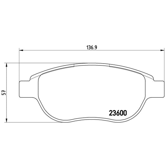BRE-P61068 - BALATAS DELANTERAS PARA PEUGEOT 207 ACTIVE 2012-2013