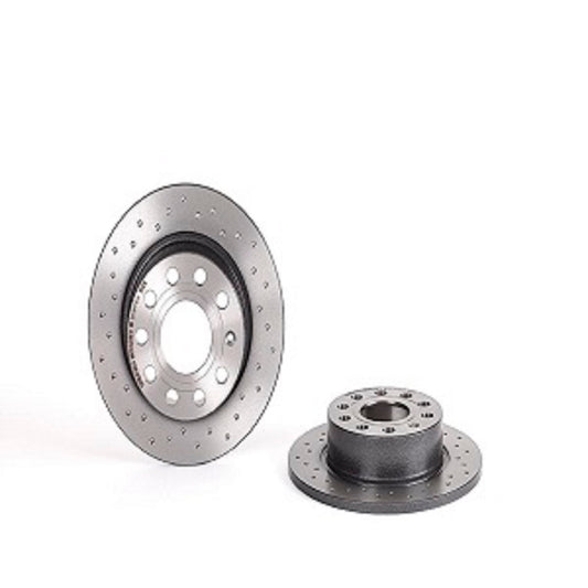 BRE-08.9502.1X - PAR DE DISCOS DE FRENO TRASEROS PARA AUDI A3 100 ANIVERSARIO 2010-2010