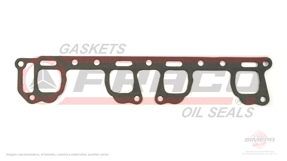 MIX-5840238 - EMPAQUE MULTIPLE DE ADMISION PARA NISSAN 720 L4 2.4 L 8 V. SOHC Z24 1983-1986