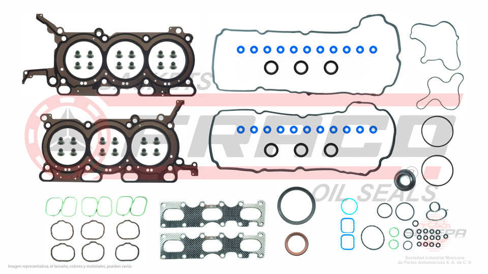 FSX-2662066 - JUEGO DE EMPAQUES PARA FORD EDGE V6 3.5 L DOHC 24 V. DOHC 2007-2010