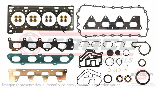 FSX-6540170 - JUEGO DE EMPAQUES PARA RENAULT MEGANE L4 1.8 L 16 V. DOHC F4P 2001-2003