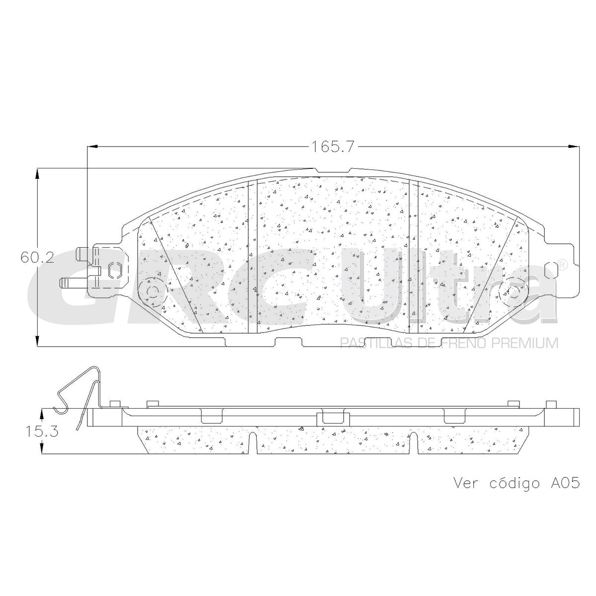 GCD1649 - BALATAS CERAMICAS DELANTERAS PARA INFINITI JX35 2013-2013