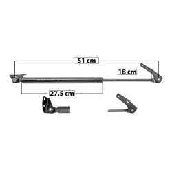 MANJ-50905 - AMORTIGUADOR 5TA PUERTA PARA TOYOTA AVANZA 2007-2011 IZQUIERDA
