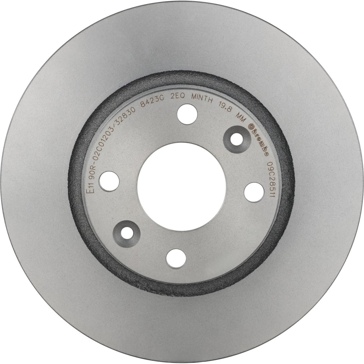 BRE-09.C285.11 - PAR DE DISCOS DE FRENO DELANTEROS PARA RENAULT LOGAN AUTHENTIQUE 2016-2018