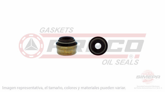 S-5820-V - (50 PIEZAS) SELLO DE VALVULA (RETEN) PARA CHEVROLET ASTRA L4 1.8 L 16 V. DOHC X18XE 2000-2006