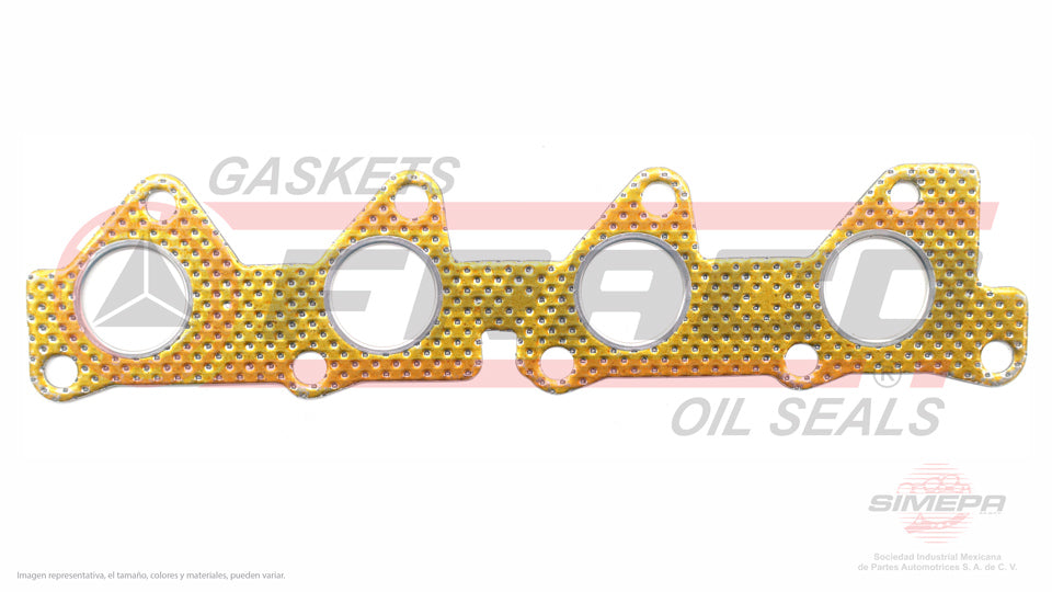 MEX-3640015 - EMPAQUE MULTIPLE DE ESCAPE PARA HYUNDAI I10 L4 1.1 L 12 V. SOHC G4HG 2008-2014