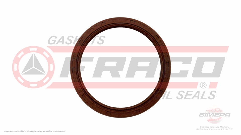 S-076031-V - RETEN DE CIGÜEÑAL PARA CHEVROLET CAVALIER L4 2.2 L. 8 V OHV 1998-2002