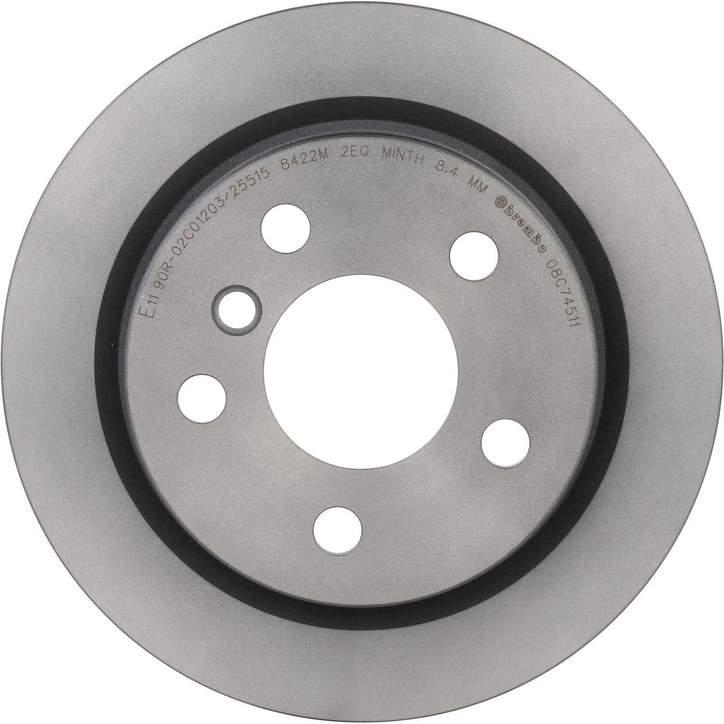 BRE-08.C745.11 - PAR DE DISCOS DE FRENO TRASEROS PARA MINI COOPER ALL BLACK 2013-2013