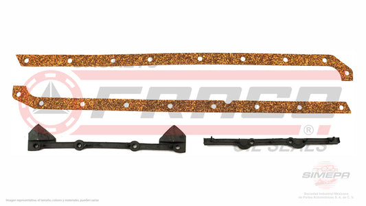 OSX-1160001 - EMPAQUE DE CARTER PARA CHRYSLER CORDOBA L6 3.7 L 12 V. 225 CID 1980-1983