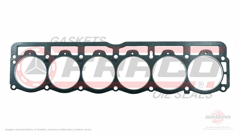 HGX-0260051-SB - EMPAQUE DE CABEZA PARA AMC AMX L6 4.2 L 12 V 258 CID 1978-1980