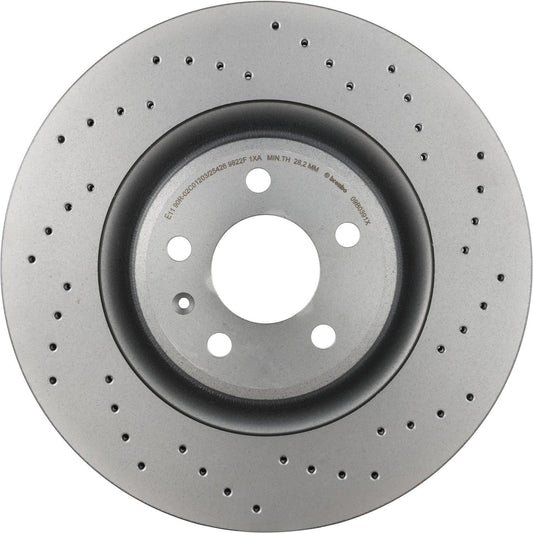 BRE-09.B039.1X - PAR DE DISCOS DE FRENO DELANTEROS PARA AUDI Q5 BASE 2009-2011