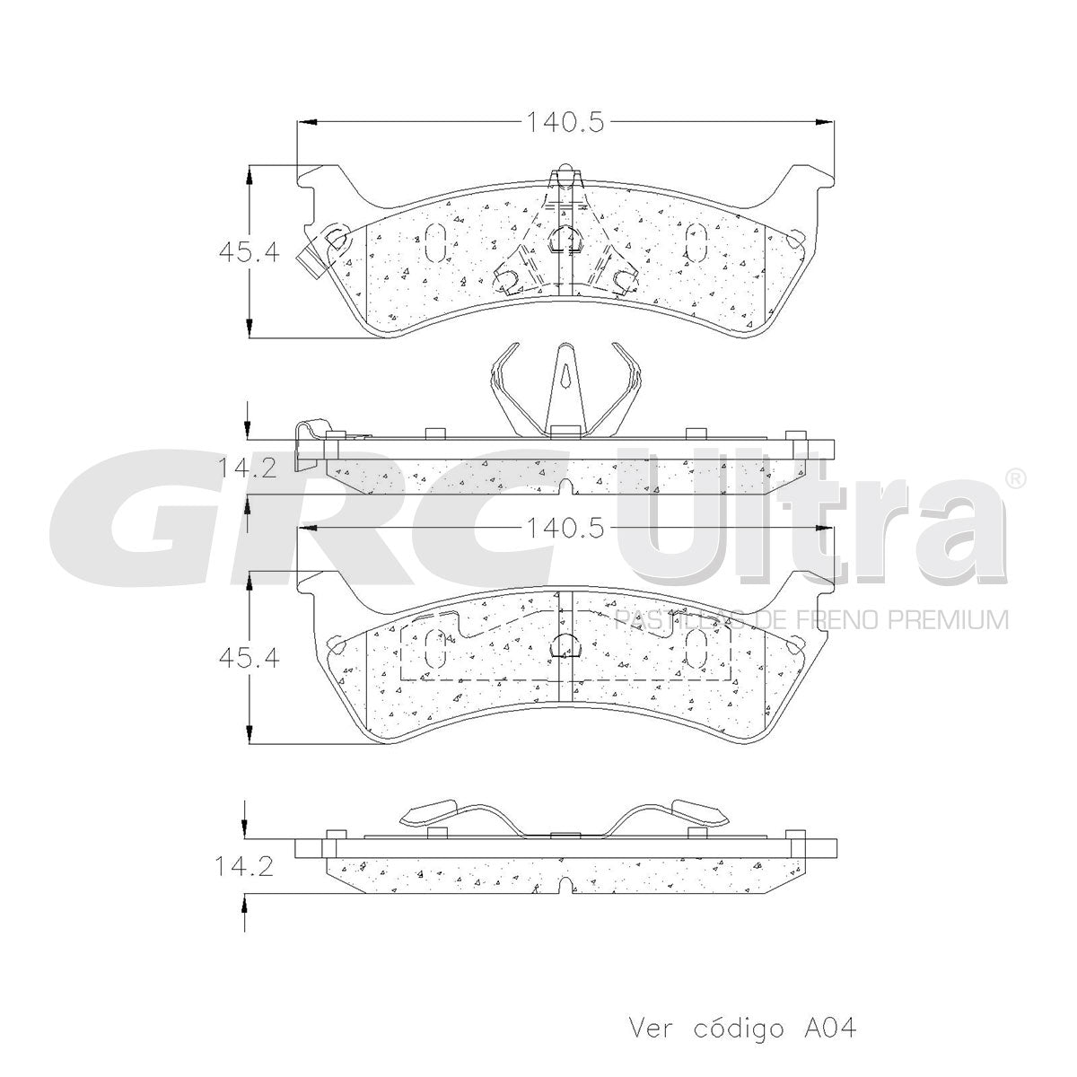 GMD667 - BALATAS SEMIMETALICAS TRASERAS PARA FORD EXPLORER 4.0L 1999-2000