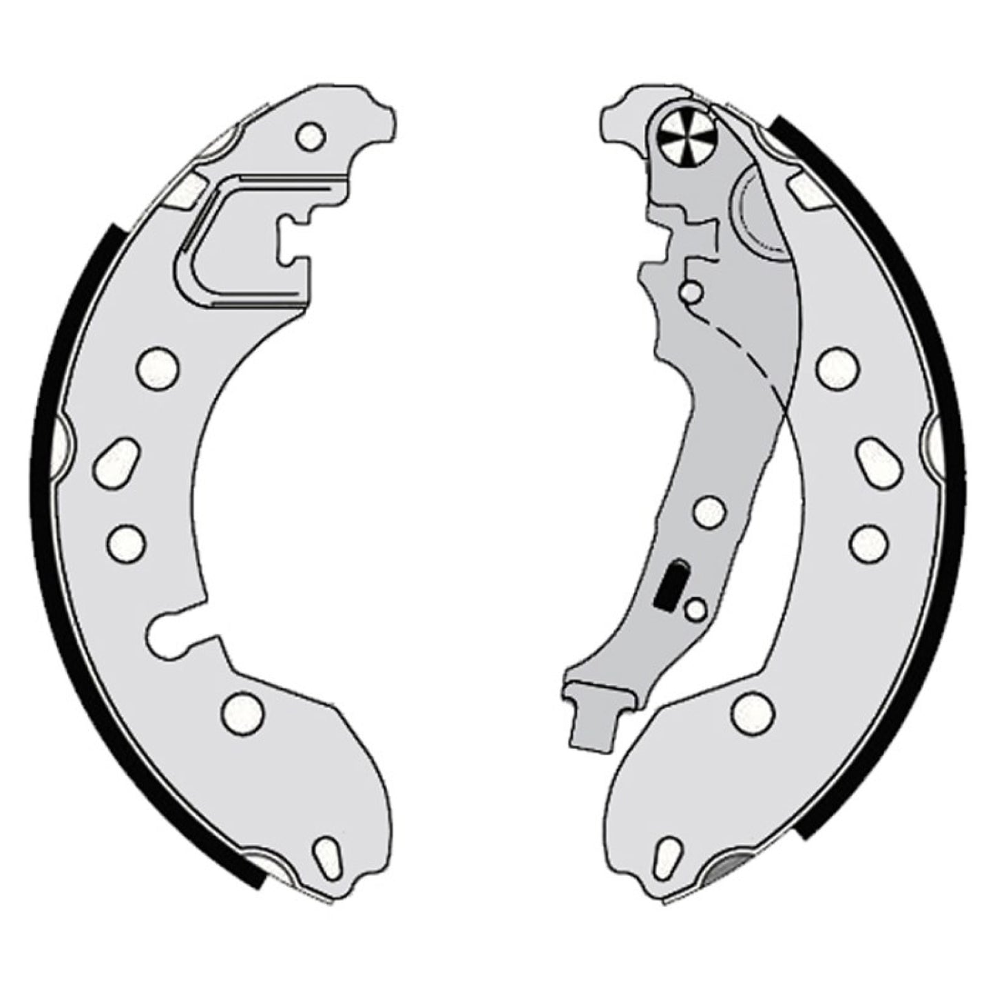 BRE-S68548 - ZAPATAS TRASERAS PARA SMART FORTWO BASE 2016-2017