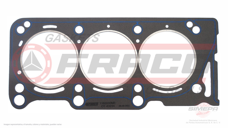 HGX-1162030-NR - EMPAQUE DE CABEZA PARA CHRYSLER PACIFICA V6 3.6 L. PENTASTAR 24 V. DOHC ERC ERF 2017-2022