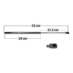MANJ-50822 - AMORTIGUADOR COFRE PARA MERCEDES-BENZ CLASE-C 2001-2007 IZQUIERDA