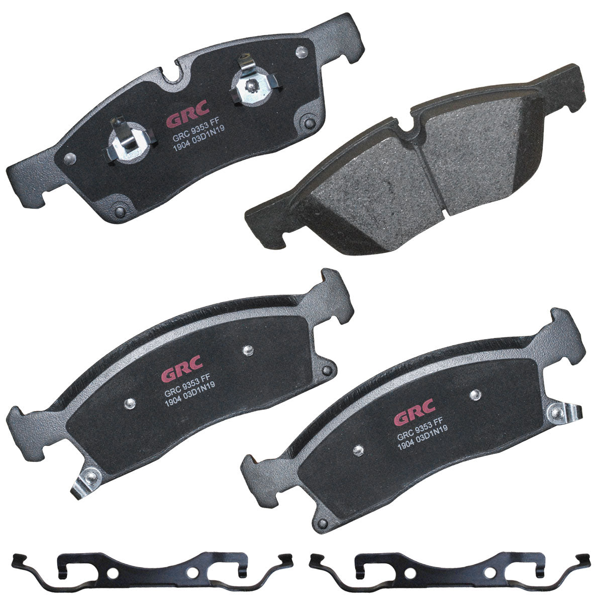 GMD1904 - BALATAS SEMIMETALICAS DELANTERAS PARA DODGE DURANGO CITADEL 2022-2023