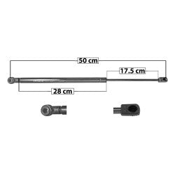 MANJ-35114 - AMORTIGUADOR COFRE PARA FORD TAURUS 1986-1995 DERECHA/IZQUIERDA