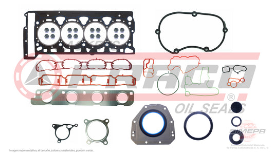 FSX-8640175NR - JUEGO DE EMPAQUES PARA AUDI A3 L4 2.0 L 16 V. DOHC TURBO 2008-2013