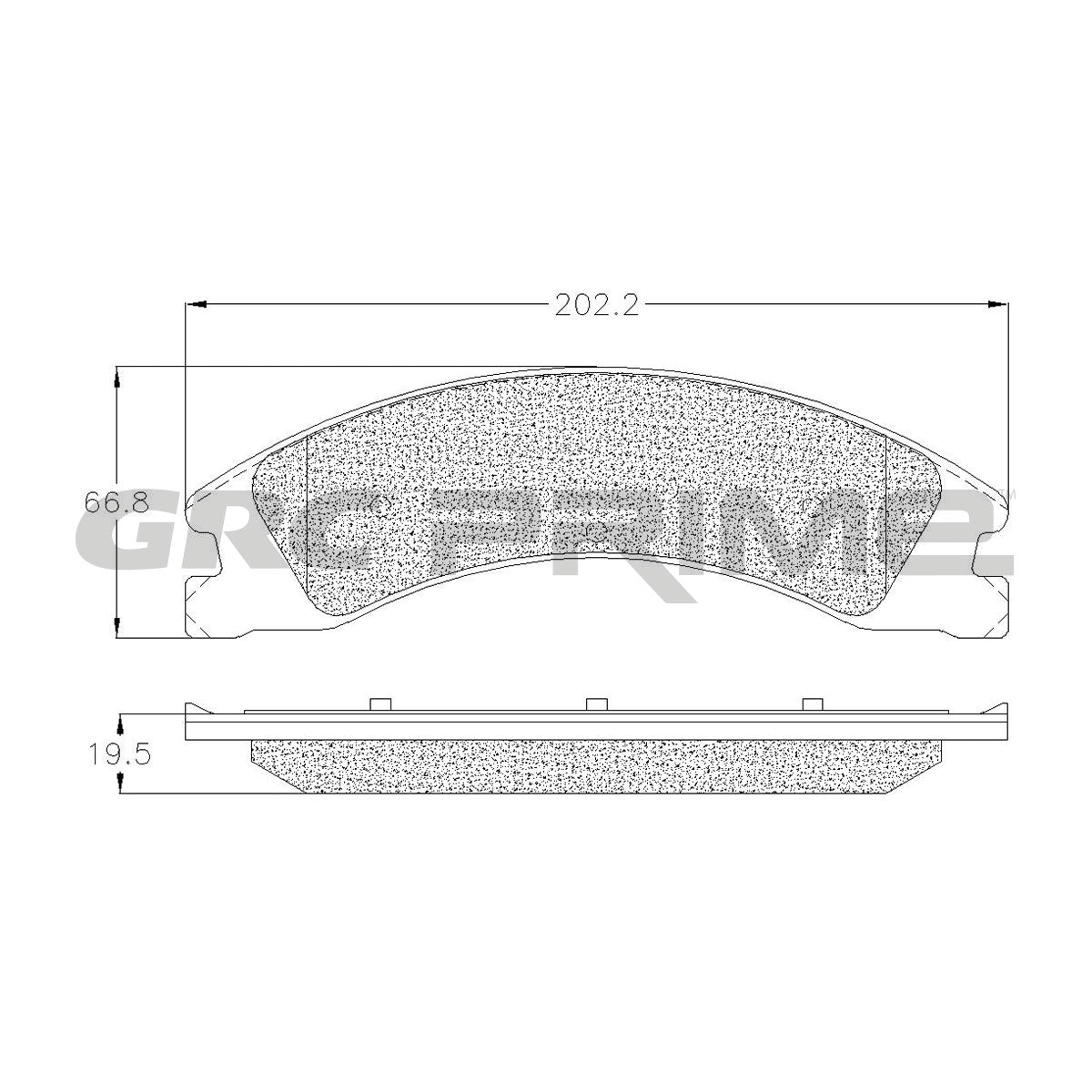 GPRD1330SD - BALATAS SEMIMETALICAS TRASERAS PARA FORD E-450 SUPER DUTY 2008-2024