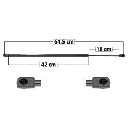 MANJ-50942 - AMORTIGUADOR COFRE PARA CADILLAC ESCALADE 2007-2014
