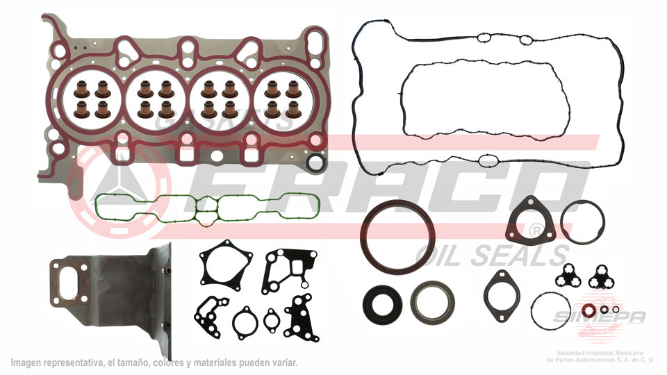 FSX-3040008 - JUEGO DE EMPAQUES PARA BUICK ENCORE L4 1.4 L TURBO 16 V. DOHC LE2 2016-2019