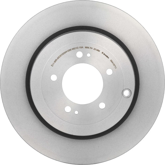 BRE-09.A197.11 - PAR DE DISCOS DE FRENO TRASEROS PARA MITSUBISHI LANCER EVOLUTION 2014-2014
