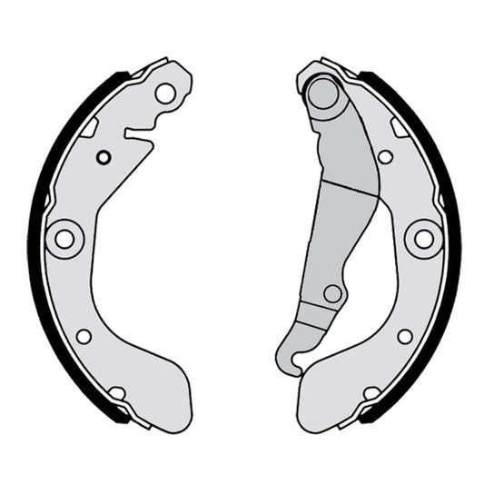BRE-S10519 - ZAPATAS TRASERAS PARA CHEVROLET SONIC LS 2012-2017