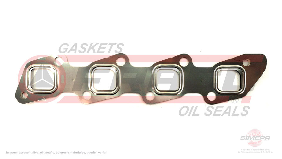 MEX-5840290 - EMPAQUE MULTIPLE DE ESCAPE PARA NISSAN FRONTIER L4 2.5 L DIESEL 16 V. YD25DDTIINYECCIÓN DIRECTA 2007-2014