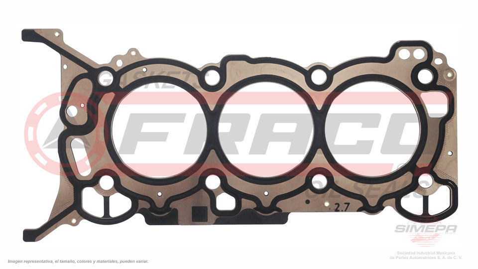 HGX-2662020-MLO - EMPAQUE DE CABEZA PARA FORD EDGE V6 2.7 L TURBO 24 V. DOHC 2015-2020