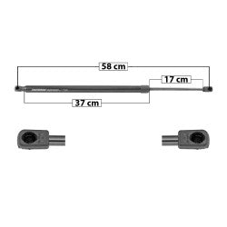 MANJ-51093 - AMORTIGUADOR 5TA PUERTA PARA TOYOTA RAV4 2019-2022 DERECHA/IZQUIERDA