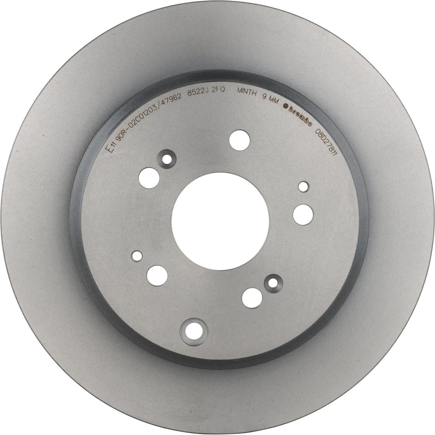 BRE-08.D278.11 - PAR DE DISCOS DE FRENO TRASEROS PARA ACURA MDX BASE 2007-2013