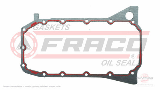 OSX-2640010 - EMPAQUE DE CARTER PARA FORD FIESTA L4 1.4 L DOHC 16 V. DOHC ZETEC 1998-2000