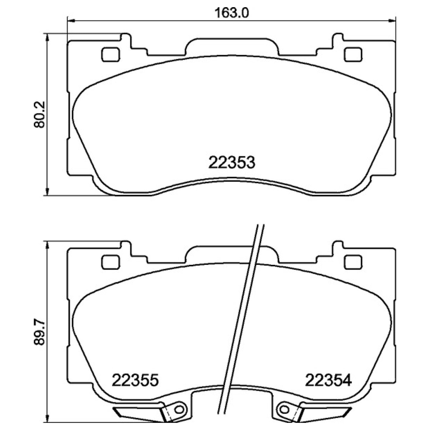 BRE-P24227 - BALATAS DELANTERAS PARA FORD MUSTANG BASE  5.0 8 2016-2016