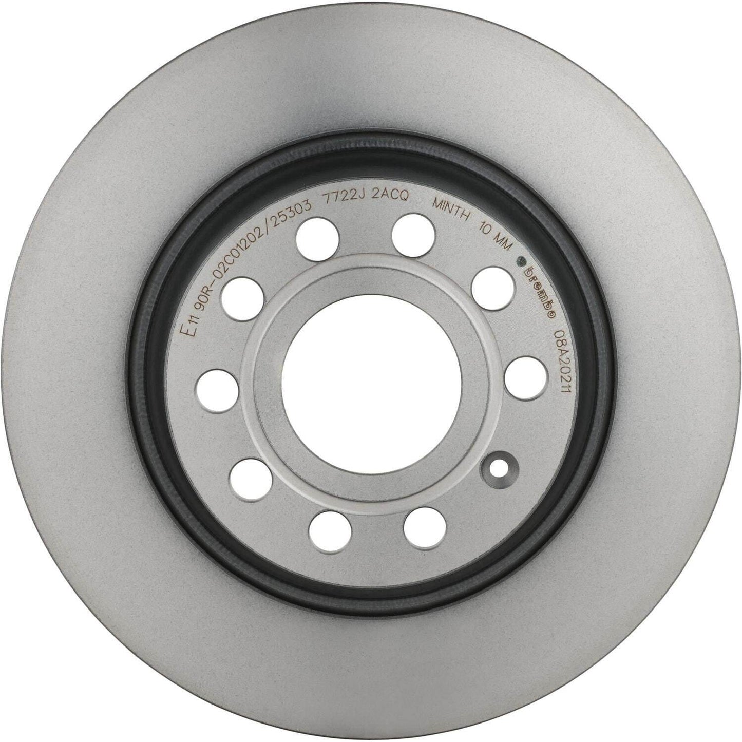 BRE-08.A202.11 - PAR DE DISCOS DE FRENO TRASEROS PARA AUDI A3 100 ANIVERSARIO 2010-2010