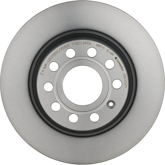 BRE-08.A202.11 - PAR DE DISCOS DE FRENO TRASEROS PARA AUDI A3 100 ANIVERSARIO 2010-2010