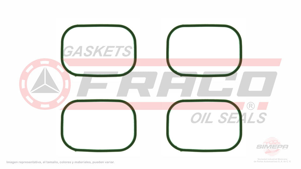MIX-8640162 - EMPAQUE MULTIPLE DE ADMISION PARA VOLKSWAGEN GOLF L4 1.6 L 16 V. DOHC BAGBLP 2004-2005