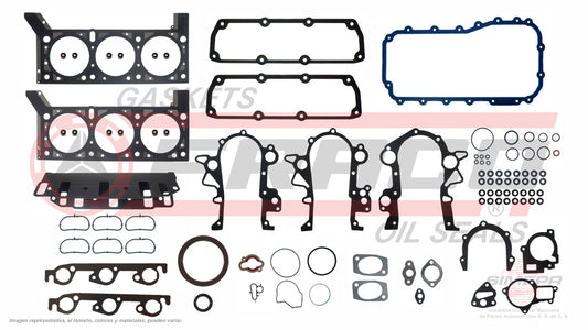 FSX-1162042 - JUEGO DE EMPAQUES PARA CHRYSLER GRAND VOYAGER V6 3.8 L 12 V. OHV 2001-2002